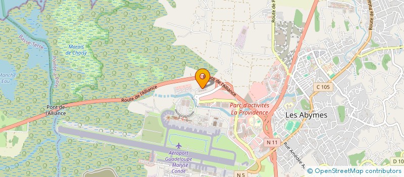 localisation de l'entreprise DOCTEUR MOUTOUSSAMY  LES ABYMES