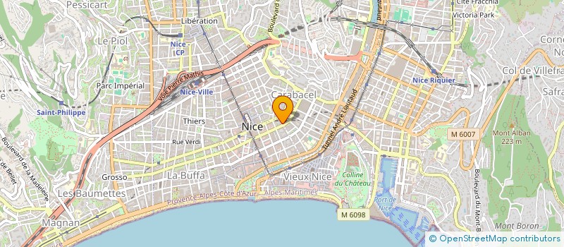 localisation de l'entreprise DOCTEUR N.ROCHER à NICE