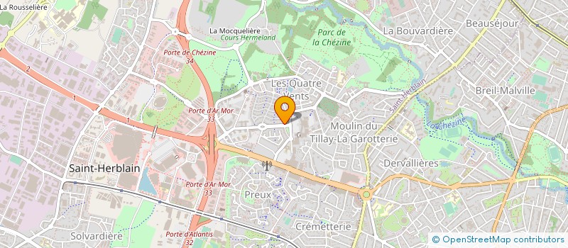 localisation de l'entreprise DOCTEUR NICOLAS CHALINE à SAINT-HERBLAIN