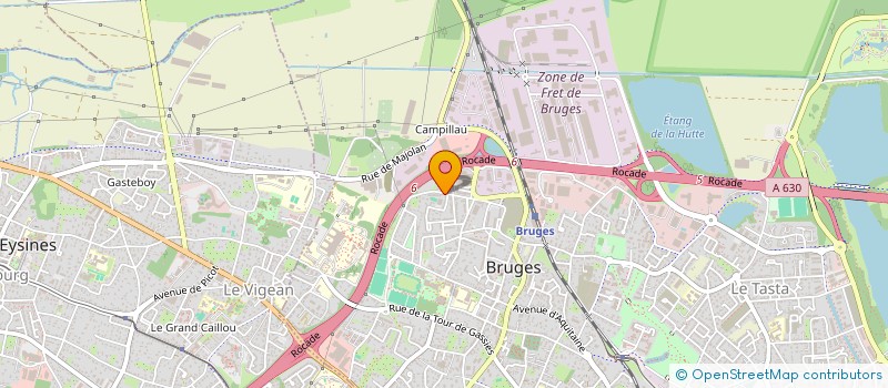 localisation de l'entreprise DOCTEUR PAIN à BRUGES