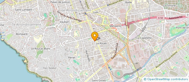 localisation de l'entreprise DOCTEUR PASCAL LUCIANI à MARSEILLE
