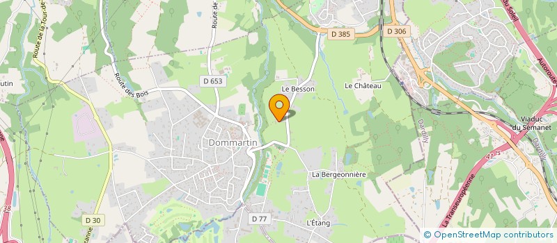 localisation de l'entreprise DOCTEUR PAULINE HACQUARD  DOMMARTIN