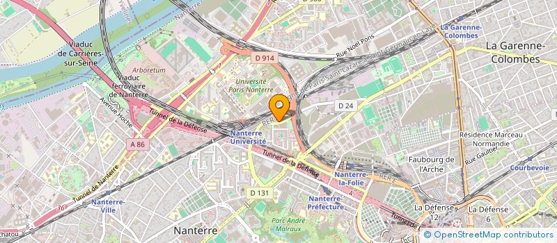 localisation de l'entreprise DOCTEUR PERMIS FORMATION  NANTERRE