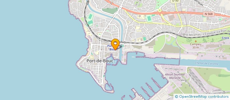 localisation de l'entreprise DOCTEUR PERROTTO ET ASSOCIES  PORT-DE-BOUC