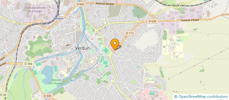 localisation de l'entreprise DOCTEUR PETREMENT  VERDUN