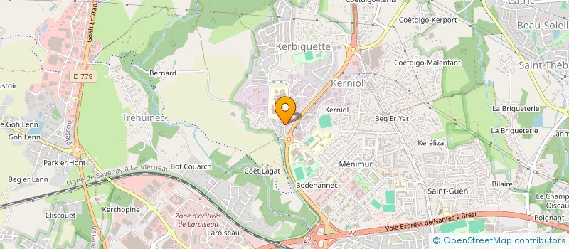 localisation de l'entreprise DOCTEUR PHILIPPE GRUBER à VANNES