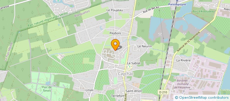 localisation de l'entreprise DOCTEUR PHILIPPE J. R. COHEN  CENON