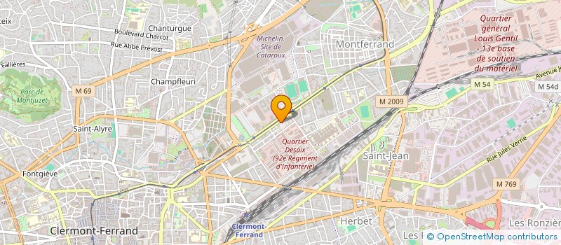 localisation de l'entreprise DOCTEUR PIERRE LAFEUILLE  CLERMONT-FERRAND