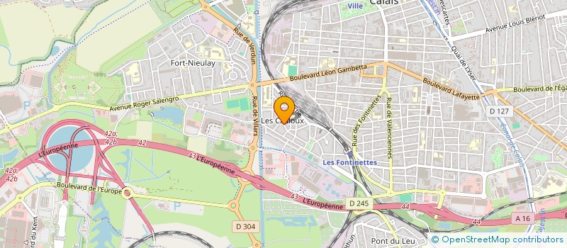 localisation de l'entreprise DOCTEUR PRUVOST  CALAIS