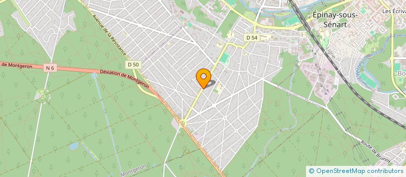 localisation de l'entreprise DOCTEUR RAFFALLI à BRUNOY