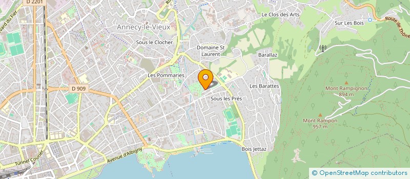 localisation de l'entreprise DOCTEUR REMY BEAU à ANNECY