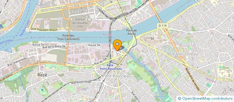 localisation de l'entreprise DOCTEUR ROBIN VASSEUR  NANTES