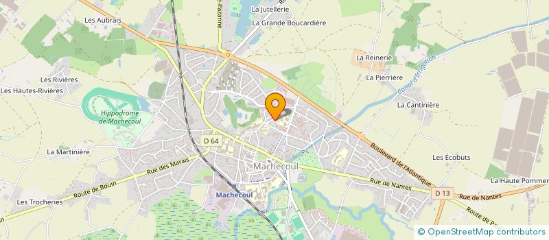 localisation de l'entreprise DOCTEUR SALVIA  MACHECOUL-SAINT-MEME