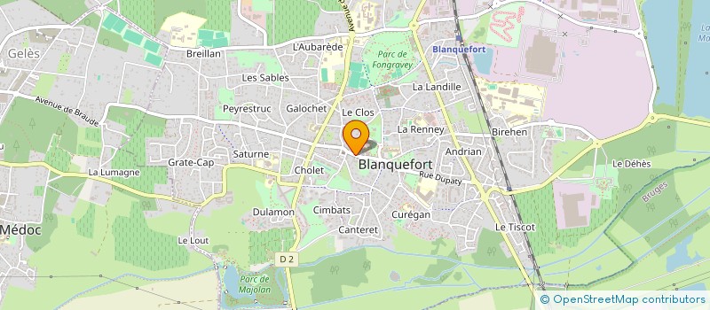 localisation de l'entreprise DOCTEUR SAMPOUX à BLANQUEFORT