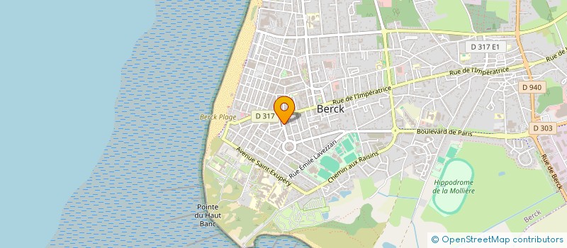 localisation de l'entreprise DOCTEUR SARAH PATINIER-BAYOUMI à BERCK