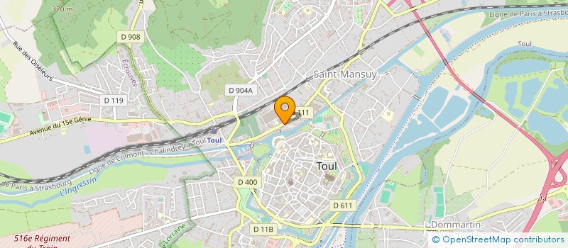 localisation de l'entreprise DOCTEUR SCHAUT  TOUL