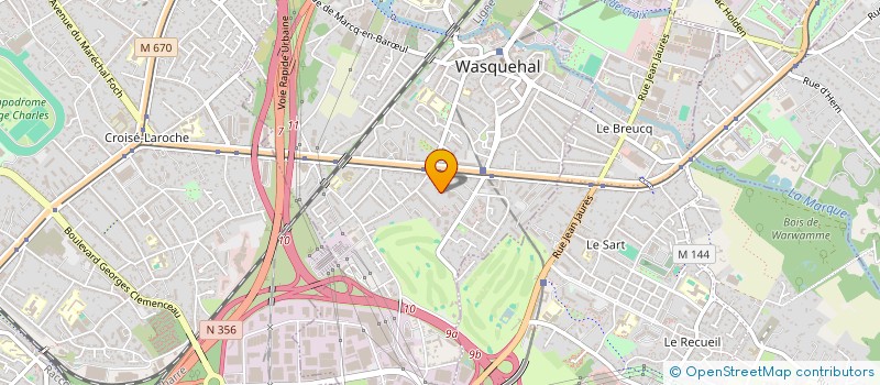 localisation de l'entreprise DOCTEUR SEBASTIEN BOURZAC  WASQUEHAL