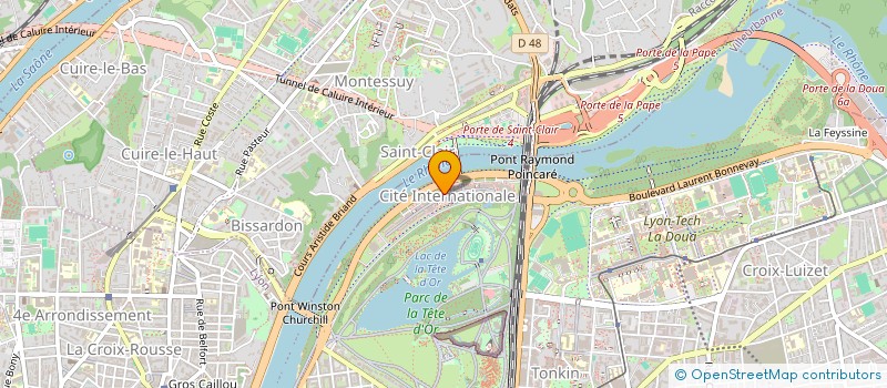 localisation de l'entreprise DOCTEUR SEBASTIEN MONCHANIN à LYON