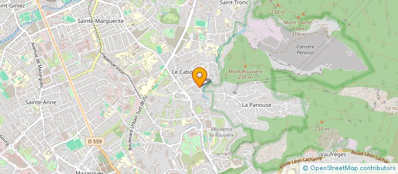 localisation de l'entreprise DOCTEUR SERGE PAOLI à MARSEILLE
