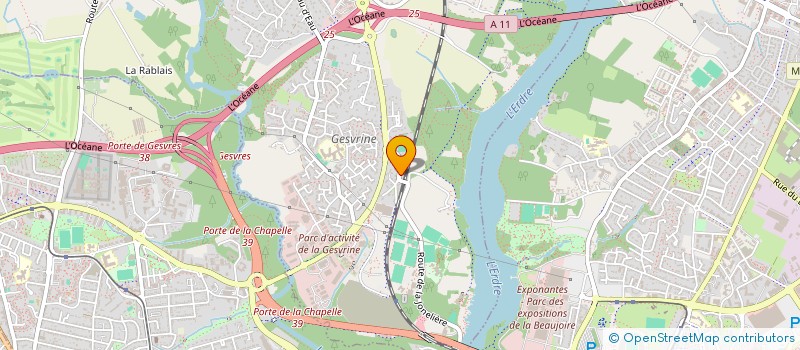 localisation de l'entreprise DOCTEUR SHOES à LA CHAPELLE-SUR-ERDRE