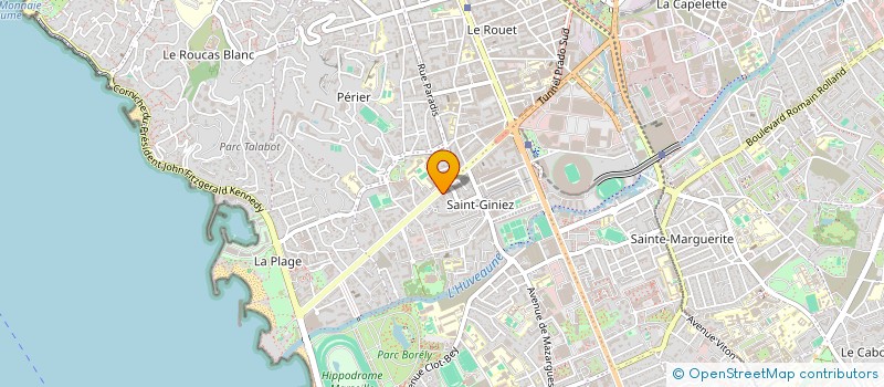 localisation de l'entreprise DOCTEUR SIMON BRACHET à MARSEILLE