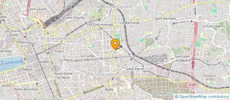 localisation de l'entreprise DOCTEUR SOPHIE PAILHOUS  ROQUEVAIRE