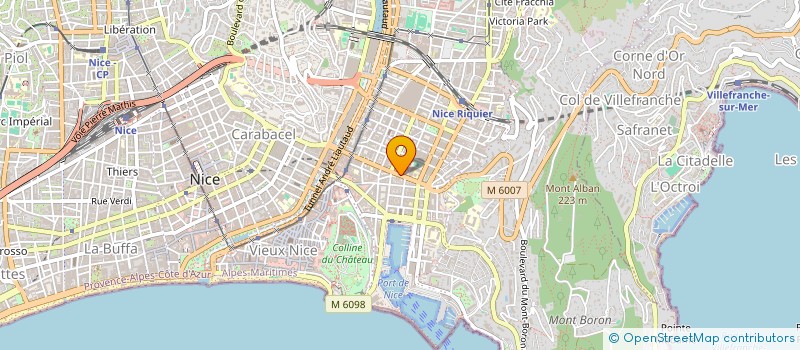 localisation de l'entreprise DOCTEUR TABET CAROLINE SELARL à NICE
