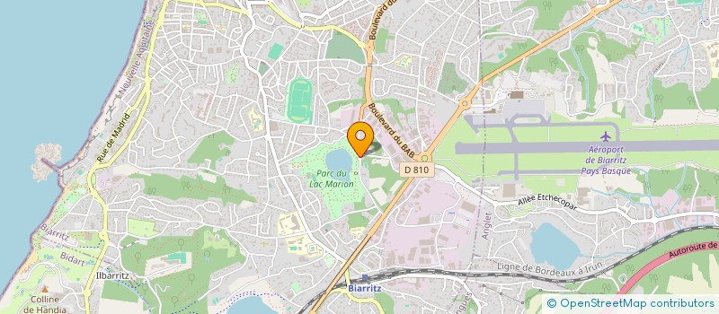 localisation de l'entreprise DOCTEUR TALIA MARIVAL  ANGLET