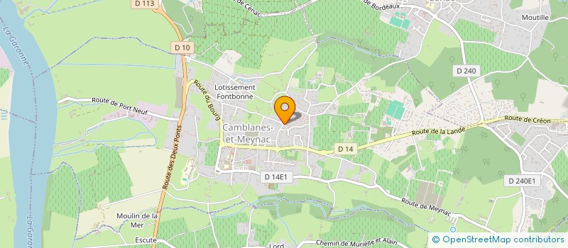 localisation de l'entreprise DOCTEUR THANAS CHIRURGIE ORTHOPEDIQUE  CAMBLANES-ET-MEYNAC