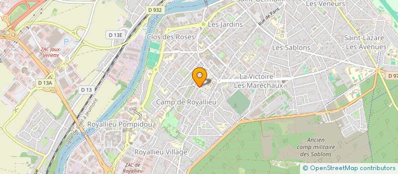 localisation de l'entreprise DOCTEUR THIERRY CHALLAND  COMPIEGNE