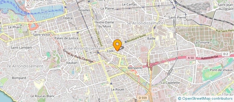 localisation de l'entreprise DOCTEUR THIERRY OLMICCIA à MARSEILLE