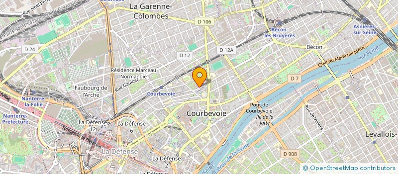 localisation de l'entreprise DOCTEUR VANESSA AMAR à COURBEVOIE