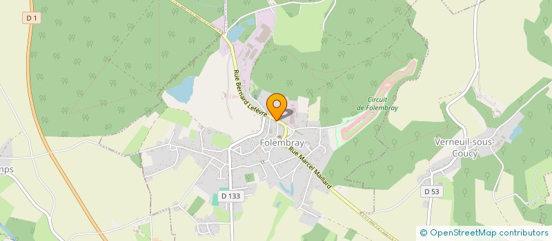 localisation de l'entreprise DOCTEUR VANNINEUSE  FOLEMBRAY