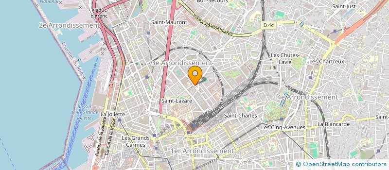 localisation de l'entreprise DOCTEUR VERGARA à MARSEILLE