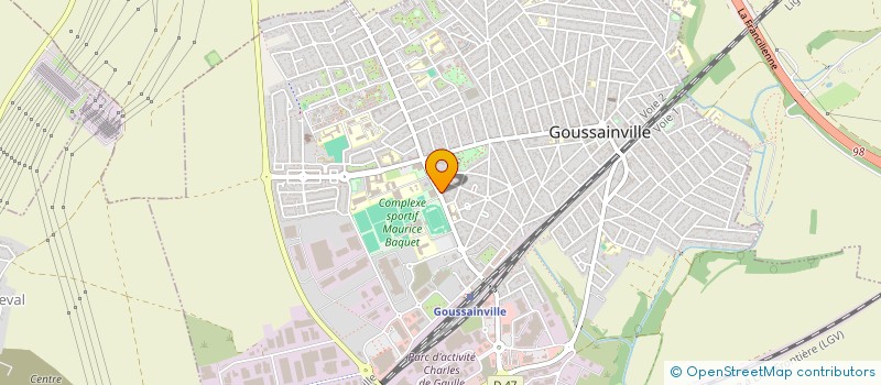 localisation de l'entreprise DOCTEUR VETERINAIRE EL KIRAT à GOUSSAINVILLE