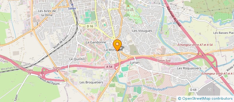 localisation de l'entreprise DOCTEUR VETERINAIRE THIERRY BORD à SALON-DE-PROVENCE