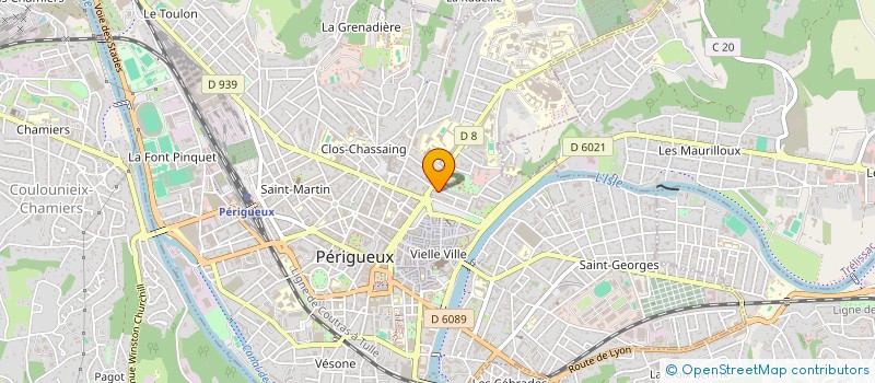 localisation de l'entreprise DOCTEUR XAVIER LAGARDE  PERIGUEUX