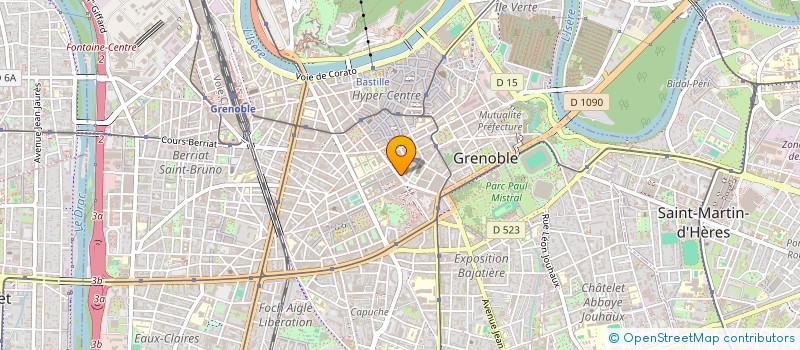 localisation de l'entreprise DOCTEUR YVES ROZAND à GRENOBLE