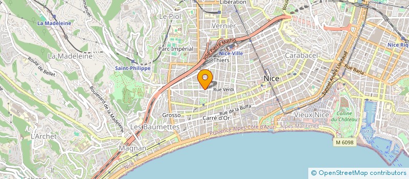 localisation de l'entreprise DOCTEURS AKRICH & FORTIER à NICE
