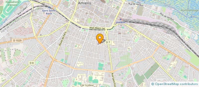 localisation de l'entreprise DOCTEURS ALAIN GROSHENS, KAMEL CHEBBOUBI ET VALERIE LAGON, ANESTHESISTES-REANIMATEURS ASSOCIES  AMIENS