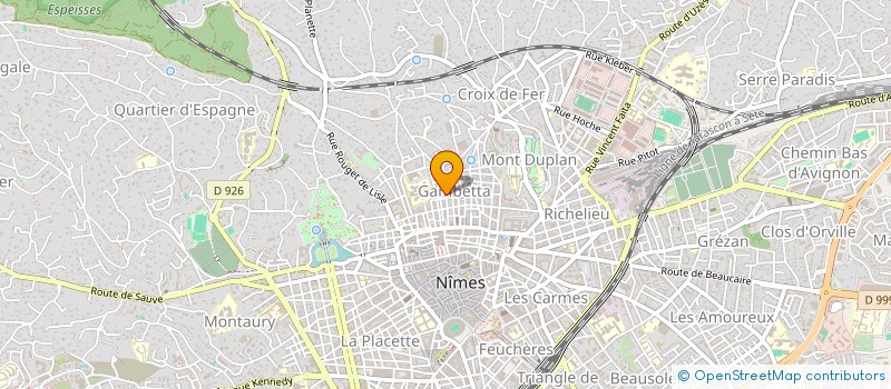 localisation de l'entreprise DOCTEURS ALBERT GONDRAND SUREL  NIMES