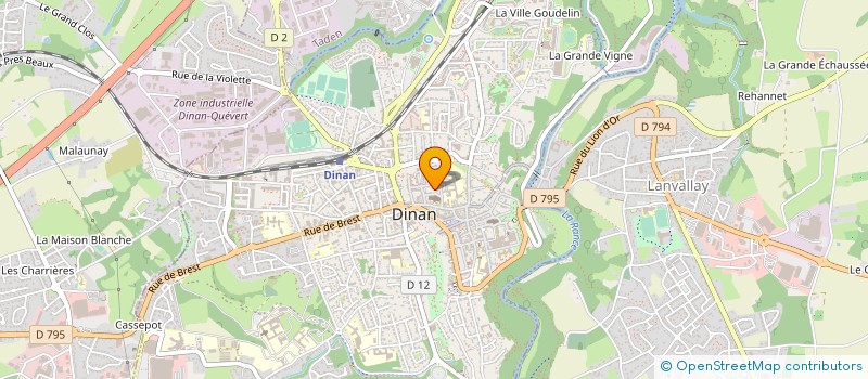 localisation de l'entreprise DOCTEURS ANCEL-LEBOUC-RICHE à DINAN