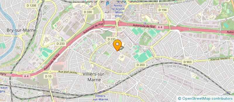 localisation de l'entreprise DOCTEURS BIEN ET PHIMPHACHANH  VILLIERS-SUR-MARNE