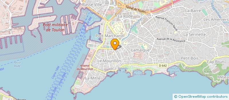 localisation de l'entreprise DOCTEURS BONNEFOY ET COQUET - KARSENTI  TOULON