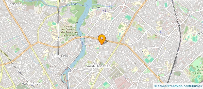 localisation de l'entreprise DOCTEURS CADORET ET KEROULLAS à NANTES
