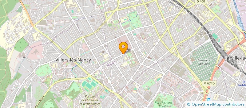 localisation de l'entreprise DOCTEURS CELINE CHOLEZ ET ESTELLE REDON, DERMATOLOGUES  NANCY