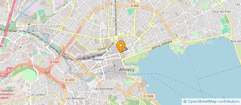 localisation de l'entreprise DOCTEURS CHANAL à ANNECY