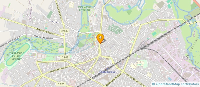 localisation de l'entreprise DOCTEURS COTILLON GERBAUD MURGU ET HARINGANJI à CHATEAUROUX