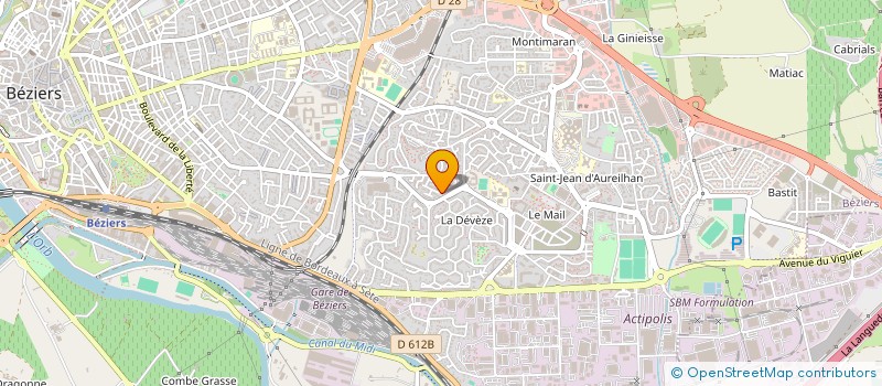 localisation de l'entreprise DOCTEURS GALY ET ROCHEL à BEZIERS