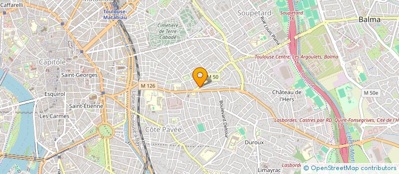 localisation de l'entreprise DOCTEURS GINESTE CASTAGNE FERRE à TOULOUSE